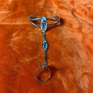 Bracelet and ring in one